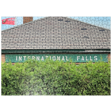 puzzleplate International Falls, Minnesota 500 Jigsaw Puzzle