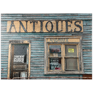 puzzleplate Antique Storefront, Minnesota 1000 Jigsaw Puzzle