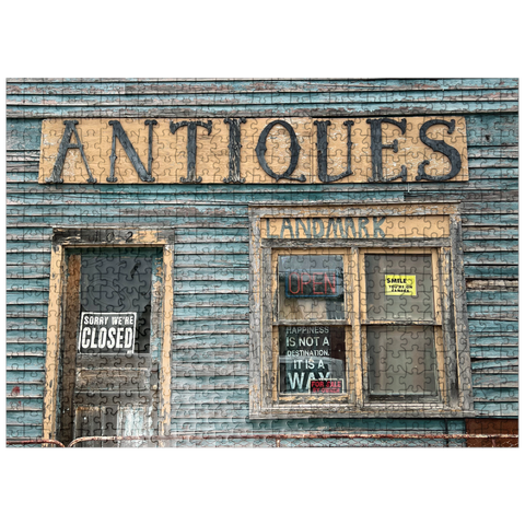 puzzleplate Antique Storefront, Minnesota 500 Jigsaw Puzzle