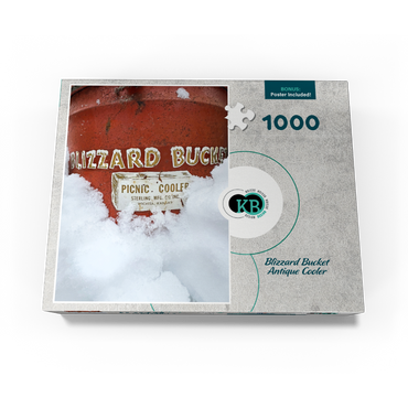 Blizzard Bucket Antique Cooler 1000 Jigsaw Puzzle box view3