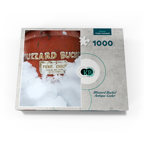 Blizzard Bucket Antique Cooler 1000 Jigsaw Puzzle box view3