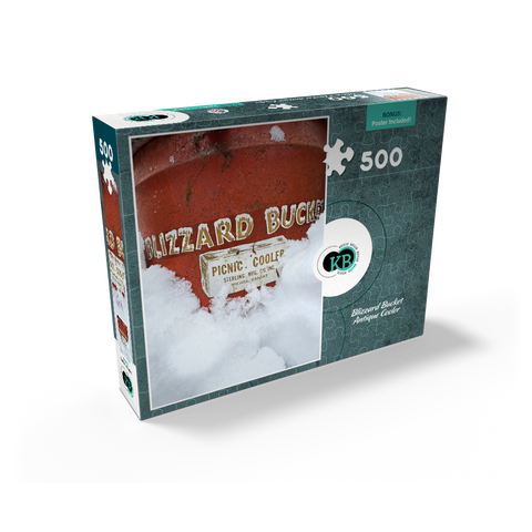 Blizzard Bucket Antique Cooler 500 Jigsaw Puzzle box view2