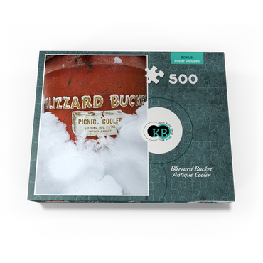 Blizzard Bucket Antique Cooler 500 Jigsaw Puzzle box view3