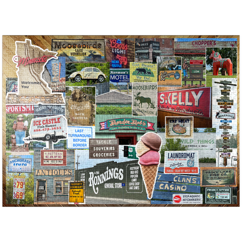 puzzleplate Travel Minnesota, Collage no.1 1000 Jigsaw Puzzle