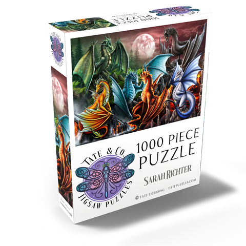 Dragon Moon Family - Sarah Richter 1000 Jigsaw Puzzle box view2