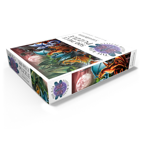 Dragon Moon Family - Sarah Richter 500 Jigsaw Puzzle box view1