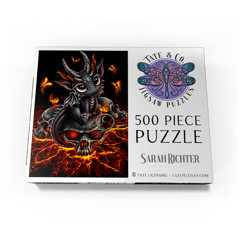 Descendant Of The Volcano Baby Dragon - Sarah Richter 500 Jigsaw Puzzle box view3