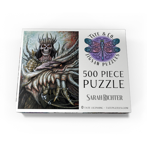 Dragon Lord Skeleton Creature - Sarah Richter 500 Jigsaw Puzzle box view3