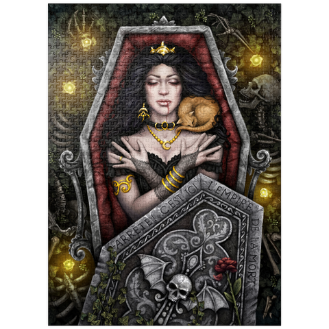 puzzleplate Empire of Death Vampire - Sarah Richter 1000 Jigsaw Puzzle