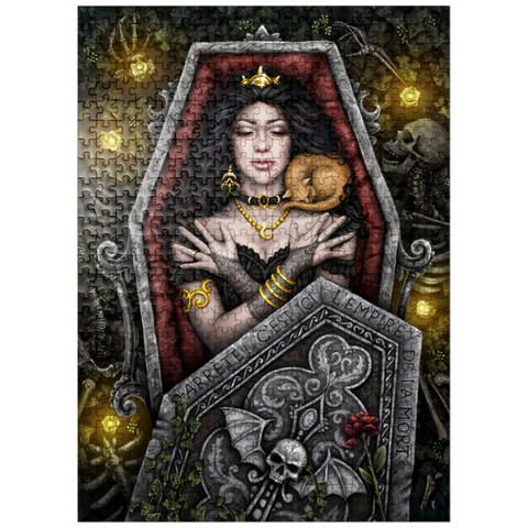 puzzleplate Empire of Death Vampire - Sarah Richter 500 Jigsaw Puzzle