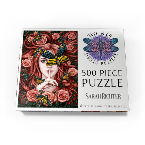 Lady Moth Roses - Sarah Richter 500 Jigsaw Puzzle box view3