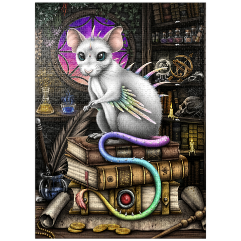 puzzleplate Magic Rats Spell Books- Sarah Richter 1000 Jigsaw Puzzle