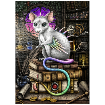puzzleplate Magic Rats Spell Books- Sarah Richter 500 Jigsaw Puzzle
