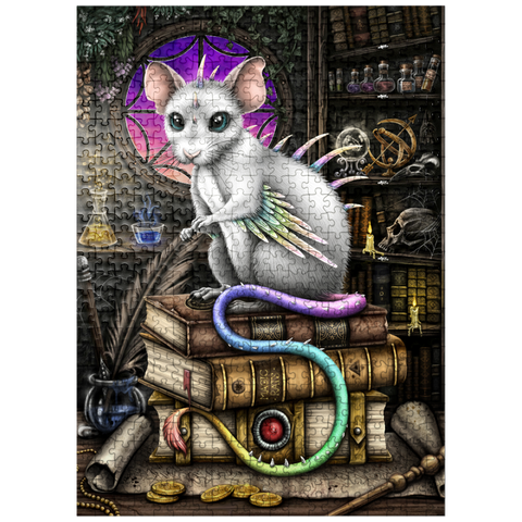 puzzleplate Magic Rats Spell Books- Sarah Richter 500 Jigsaw Puzzle