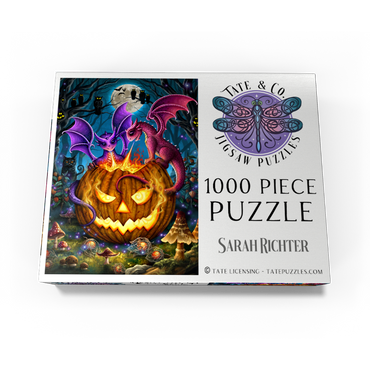 The glowing Pumpkin Jack O Lantern - Sarah Richter 1000 Jigsaw Puzzle box view3
