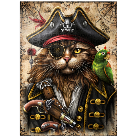 puzzleplate Catbeard Pirat - Sarah Richter 1000 Jigsaw Puzzle