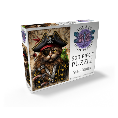 Catbeard Pirat - Sarah Richter 500 Jigsaw Puzzle box view2