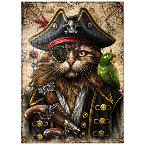 puzzleplate Catbeard Pirat - Sarah Richter 500 Jigsaw Puzzle