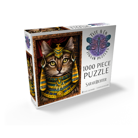 Lady Cleocatra Egyptian Cat - Sarah Richter 1000 Jigsaw Puzzle box view2