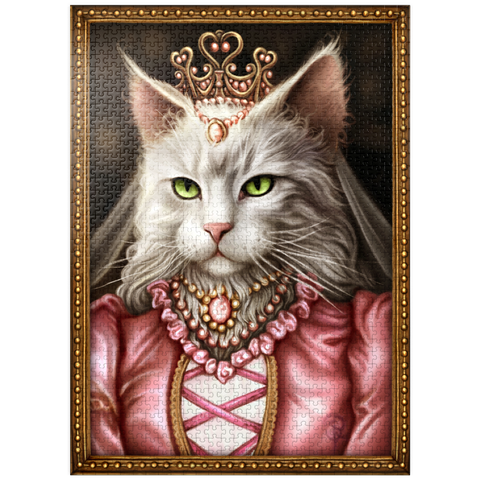 puzzleplate Purrincess Cat Princess - Sarah Richter 1000 Jigsaw Puzzle