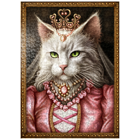 puzzleplate Purrincess Cat Princess - Sarah Richter 500 Jigsaw Puzzle