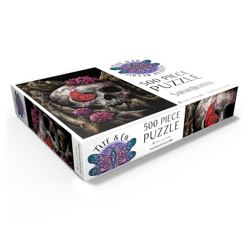 A Glance of Evanescence Skull - Sarah Richter 500 Jigsaw Puzzle box view1