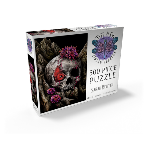 A Glance of Evanescence Skull - Sarah Richter 500 Jigsaw Puzzle box view2