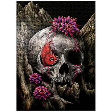 puzzleplate A Glance of Evanescence Skull - Sarah Richter 500 Jigsaw Puzzle