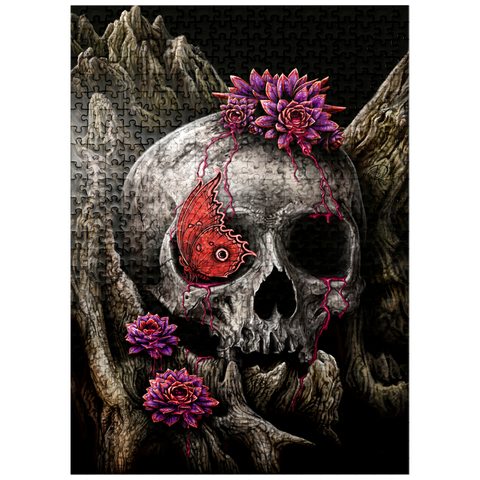puzzleplate A Glance of Evanescence Skull - Sarah Richter 500 Jigsaw Puzzle