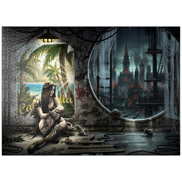 puzzleplate Lost Times distopian Future - Sarah Richter 1000 Jigsaw Puzzle