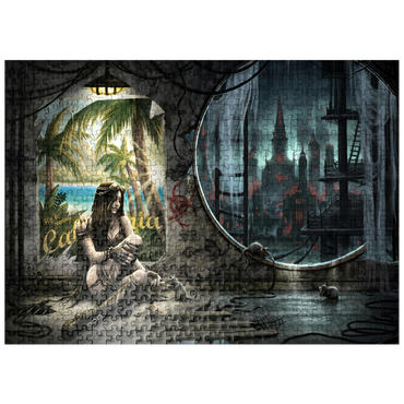 puzzleplate Lost Times distopian Future - Sarah Richter 500 Jigsaw Puzzle