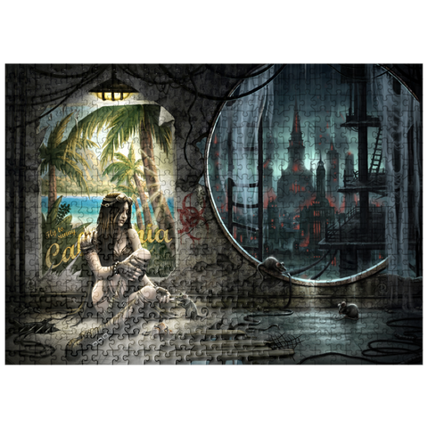 puzzleplate Lost Times distopian Future - Sarah Richter 500 Jigsaw Puzzle