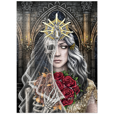 puzzleplate The Bride Undead wife-to-be - Sarah Richter 1000 Jigsaw Puzzle