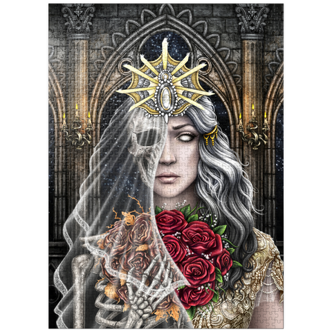 puzzleplate The Bride Undead wife-to-be - Sarah Richter 1000 Jigsaw Puzzle