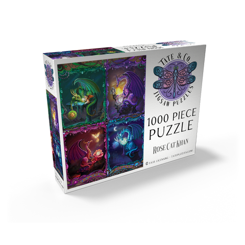 The Time Dragons - Rose Cat Khan 1000 Jigsaw Puzzle box view2