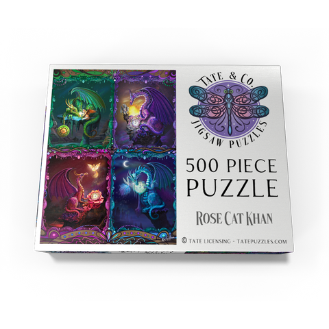 The Time Dragons - Rose Cat Khan 500 Jigsaw Puzzle box view3