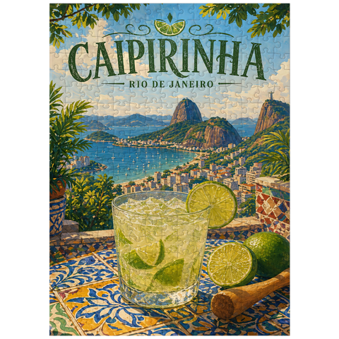 puzzleplate Caipirinha - Rio de Janeiro Coastal View 300 Jigsaw Puzzle