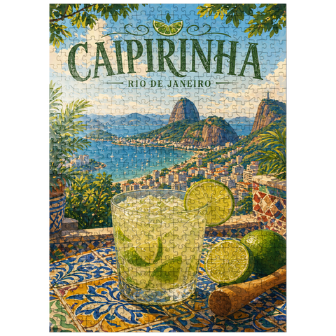 puzzleplate Caipirinha - Rio de Janeiro Coastal View 500 Jigsaw Puzzle