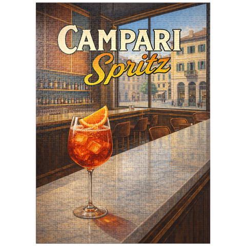 puzzleplate Campari Spritz - Italian Aperitivo Bar 1000 Jigsaw Puzzle