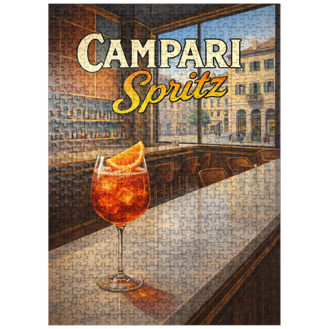 puzzleplate Campari Spritz - Italian Aperitivo Bar 500 Jigsaw Puzzle