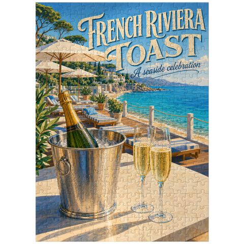 puzzleplate French Riviera Toast - A seaside celebration 300 Jigsaw Puzzle