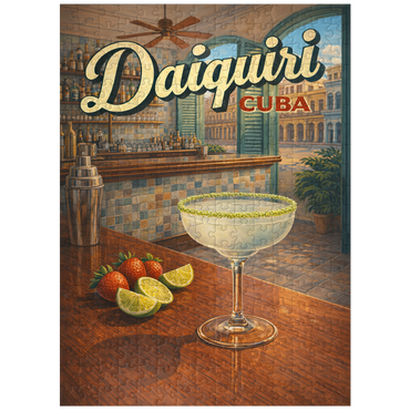 puzzleplate Daiquiri - Cuba, Tropical Bar Scene 300 Jigsaw Puzzle
