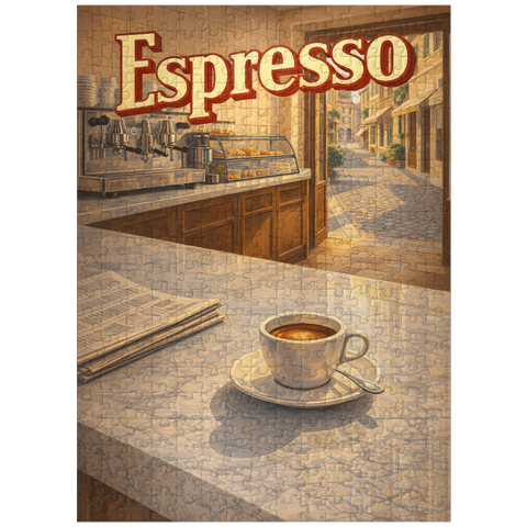 puzzleplate Italian Espresso - Cafe Scene 300 Jigsaw Puzzle