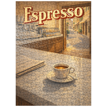 puzzleplate Italian Espresso - Cafe Scene 500 Jigsaw Puzzle