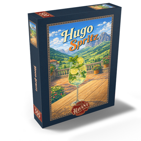 Hugo Spritz - Alpine Mountain Terrace 500 Jigsaw Puzzle box view2