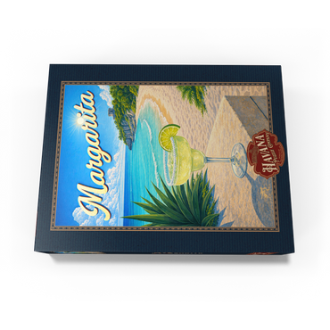 Margarita - Beach Cocktail at Sunset 1000 Jigsaw Puzzle box view3