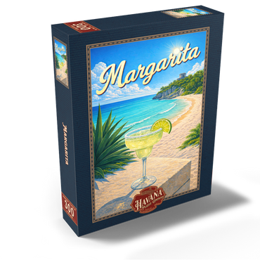 Margarita - Beach Cocktail at Sunset 300 Jigsaw Puzzle box view2