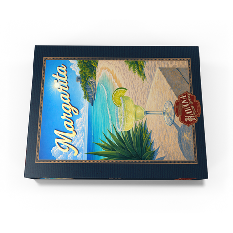 Margarita - Beach Cocktail at Sunset 300 Jigsaw Puzzle box view3