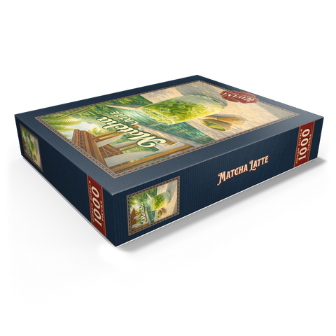 Matcha Latte -Tropical Oasis by the Pool 1000 Jigsaw Puzzle box view1