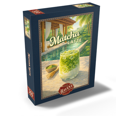 Matcha Latte -Tropical Oasis by the Pool 300 Jigsaw Puzzle box view2